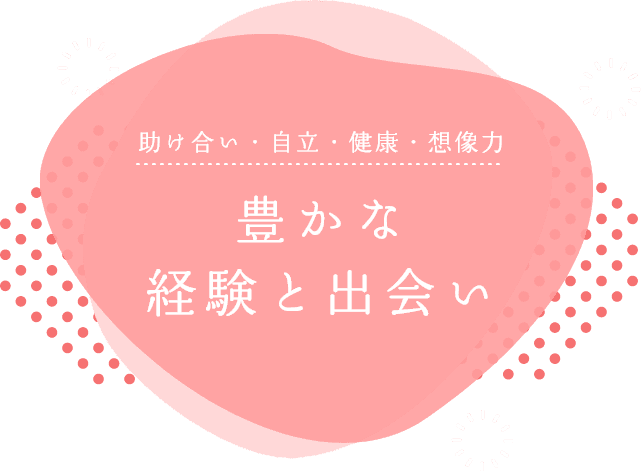豊かな経験と出会い